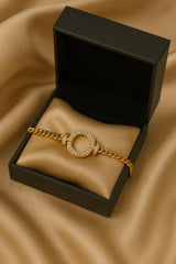 Zircon Bracelet-49 (Golden)