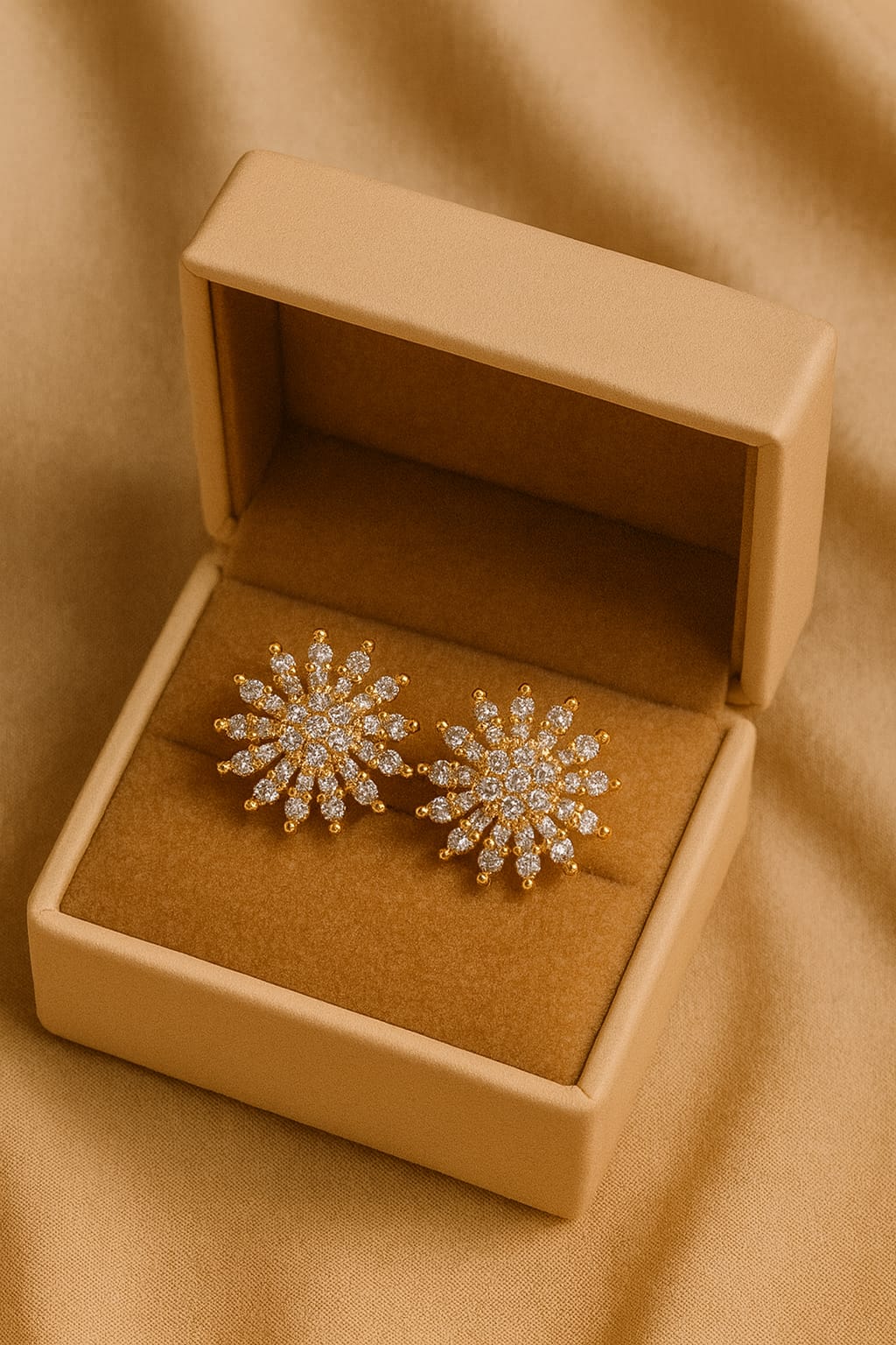 Zircon Fancy Studs-176 (Golden)