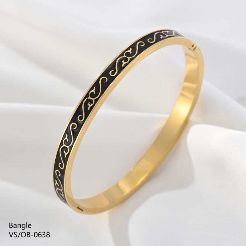 Stainless Steel Kara-04 (Black)