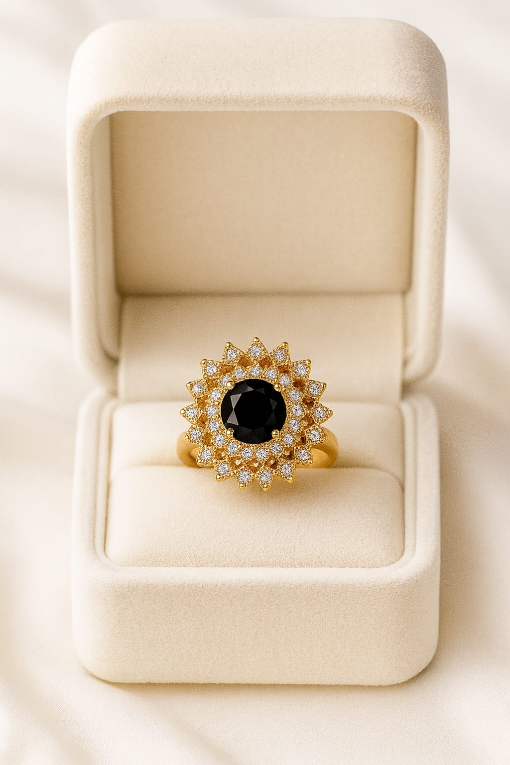 Zircon Ring-144 (Black)