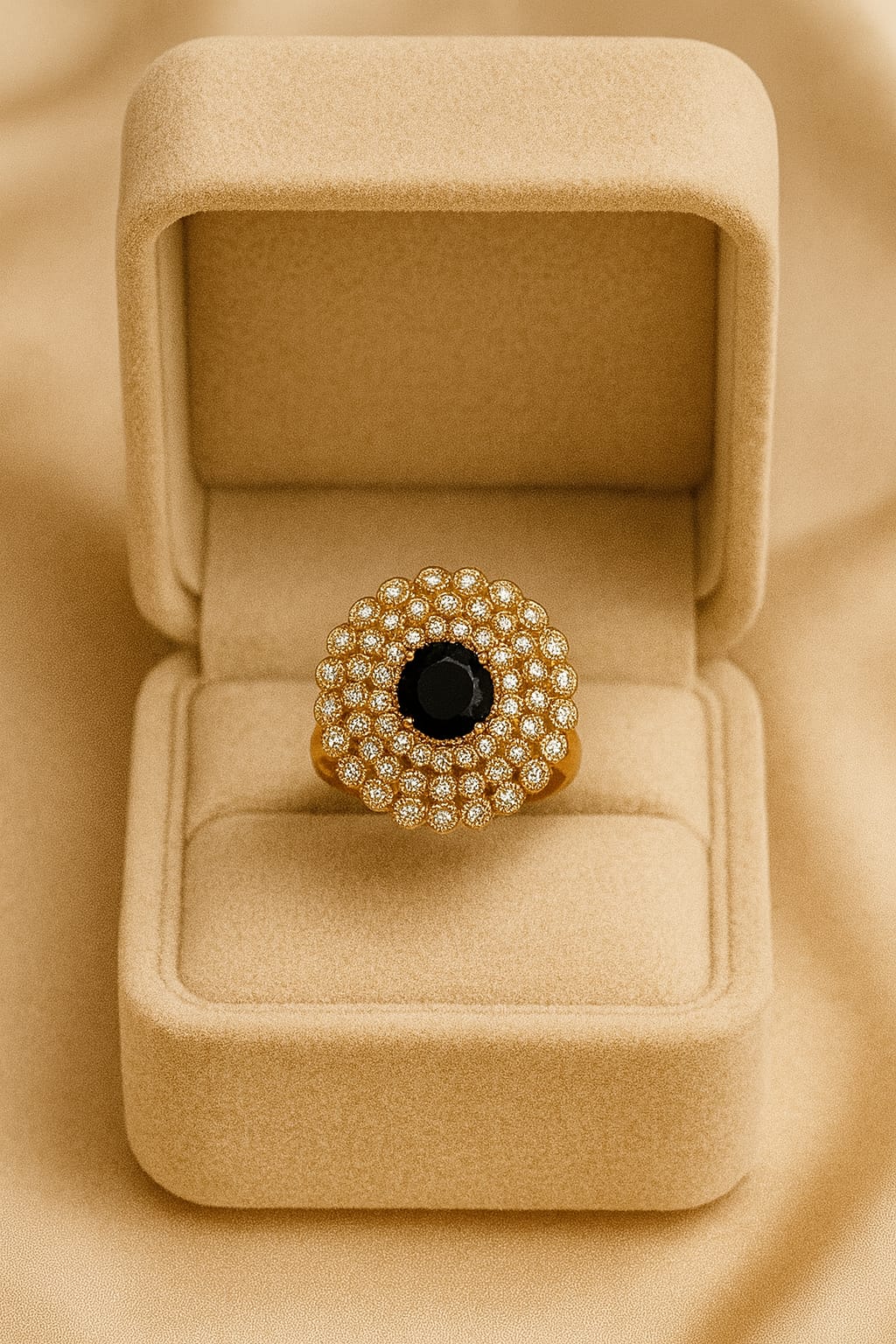 Zircon Ring-145 (Black)