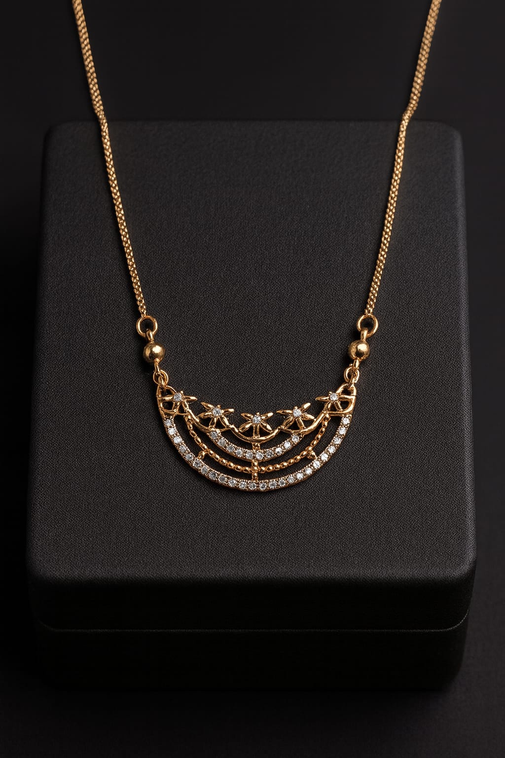 Zircon Pendant-334 (Golden)
