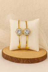 Adjustable Adult Bangle-95 (White)