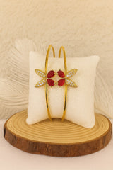 Adjustable Adult Bangle-94 (Maroon)