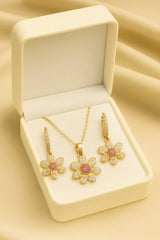 Zircon Locket Set-46 (Pink)