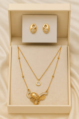 Digital Pendant Set-55 (Golden)