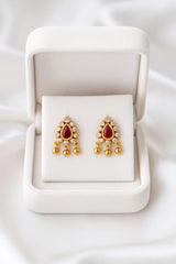 Zircon Fancy Studs-180 (Maroon)