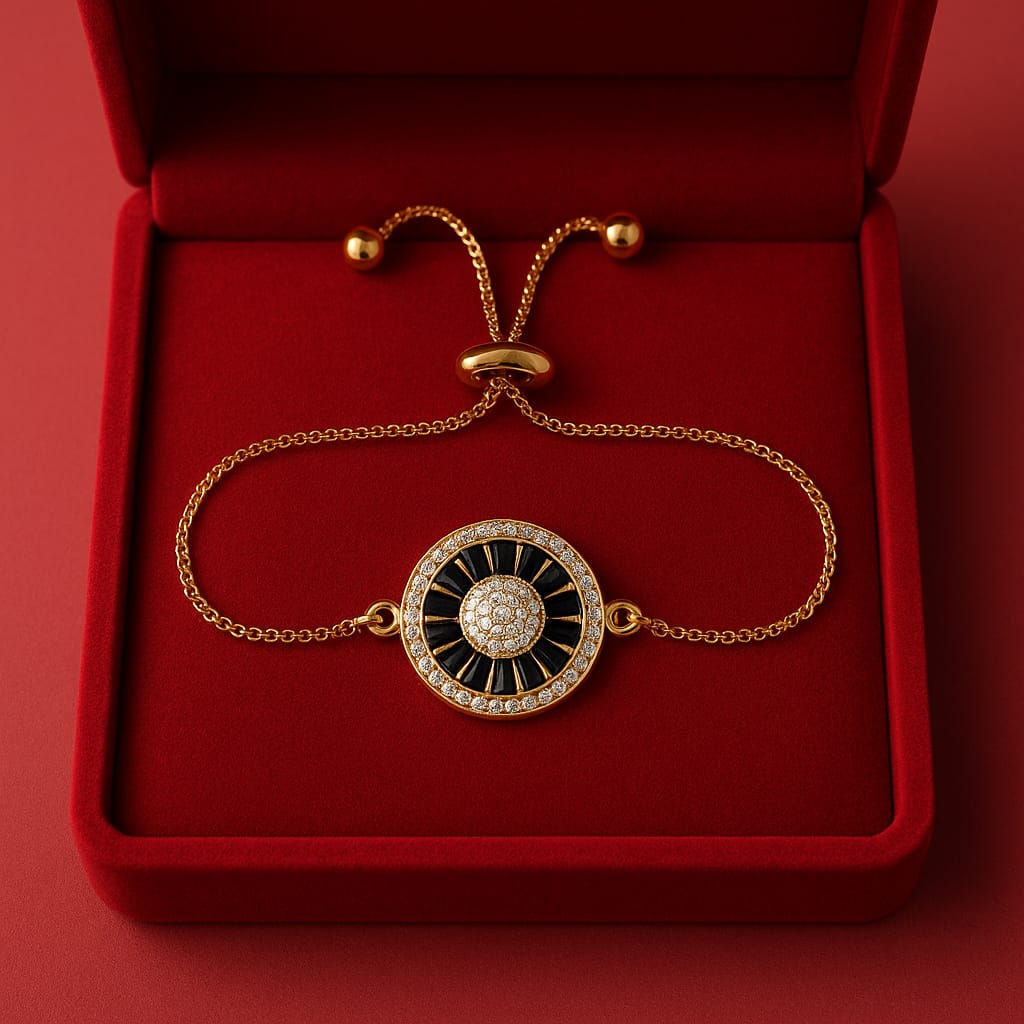 Adjustable Bracelet-223 (Black)