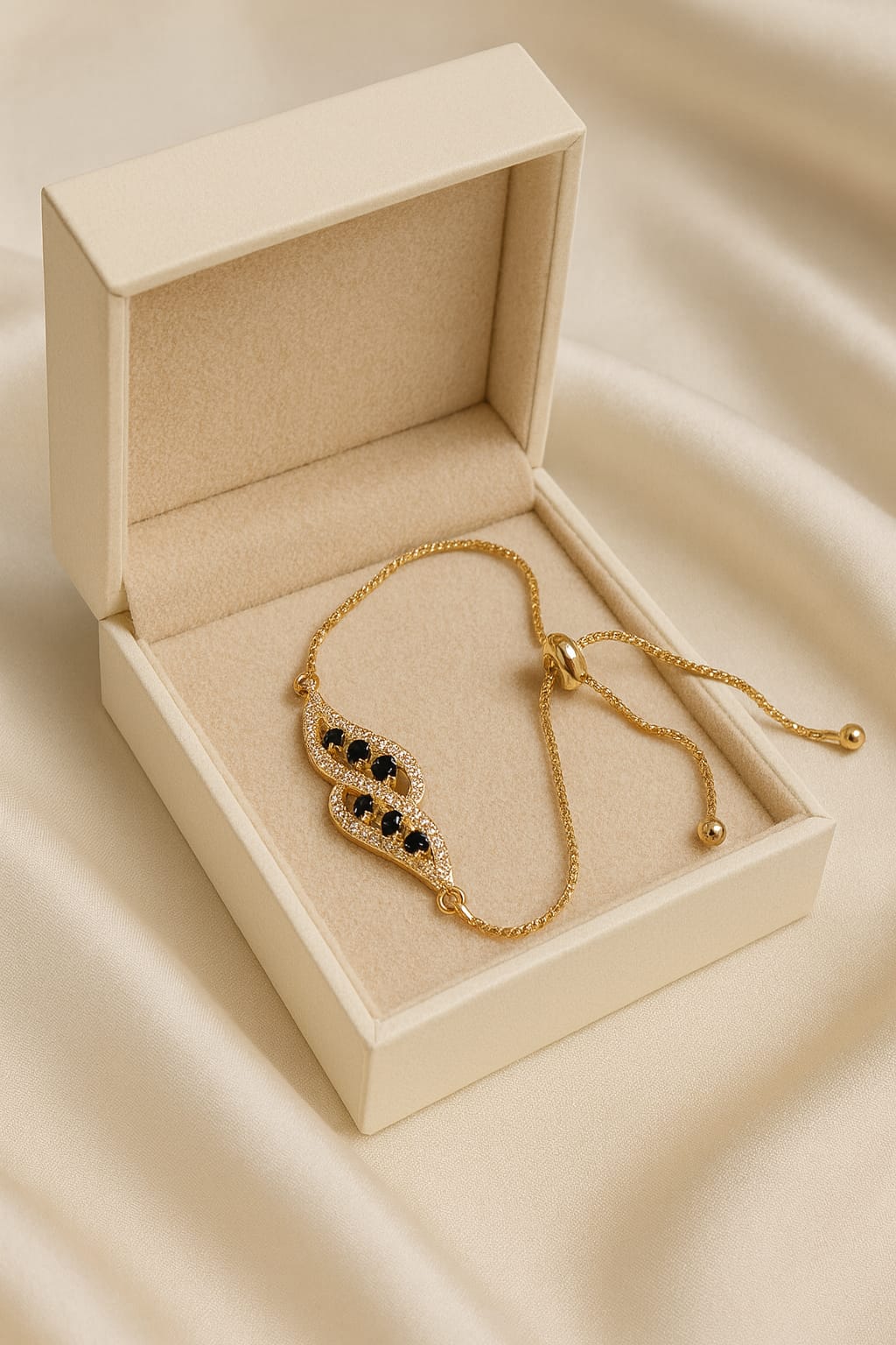 Adjustable Bracelet-230 (Black)