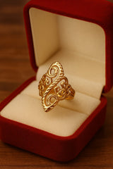 Gold Plated Ring-155 (Golden)