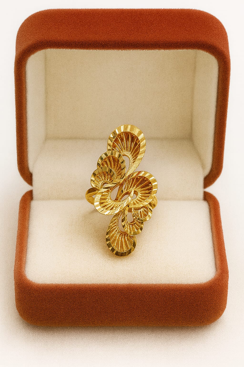 Gold Plated Ring-162 (Golden)
