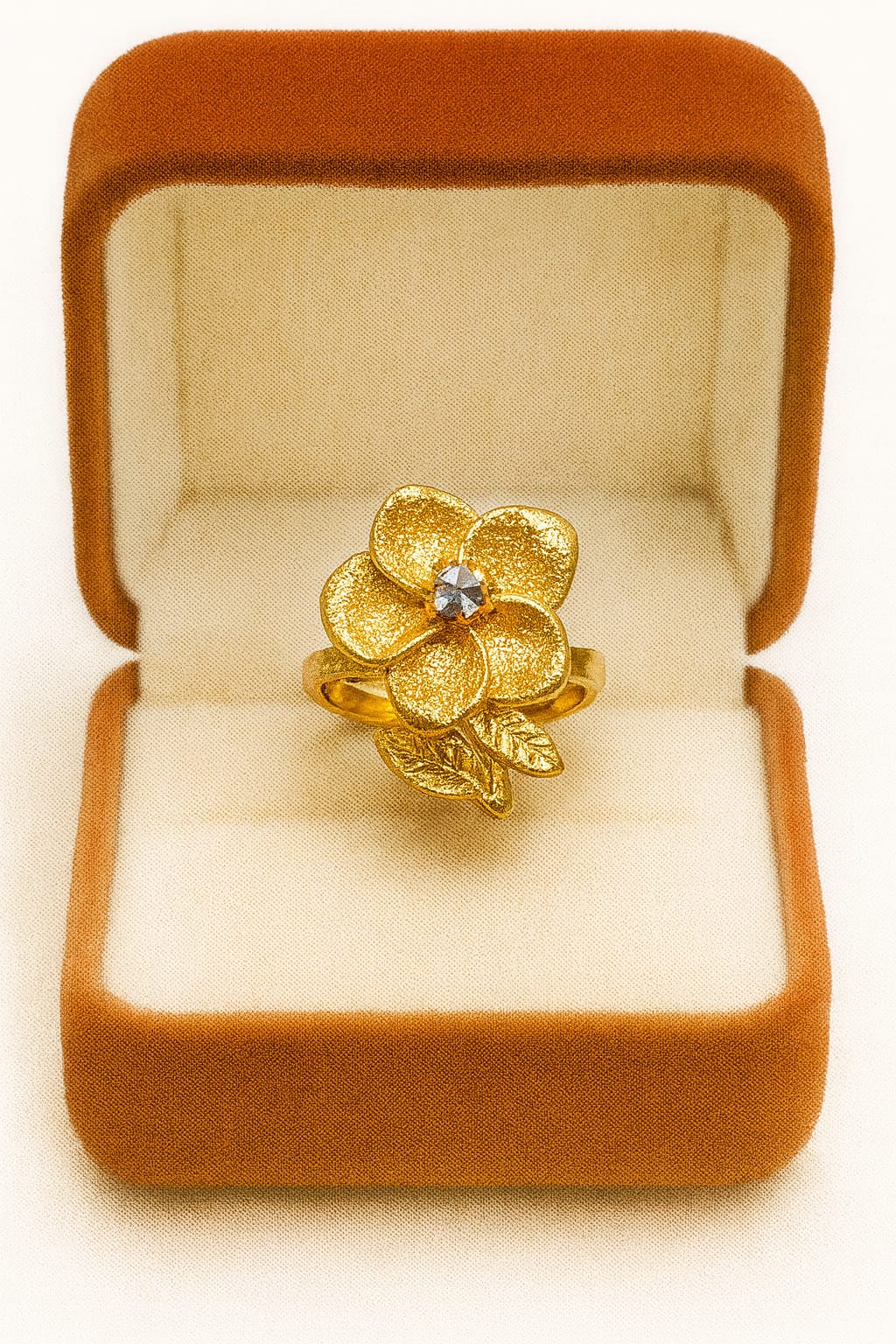 Gold Plated Ring -165 (Rhodium)