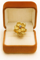 Gold Plated Ring -165 (Rhodium)