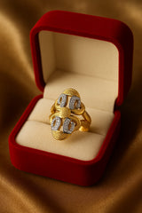 Gold Plated Ring -170 (Rhodium)