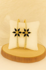 Adjustable Adult Bangle-101 (Black)