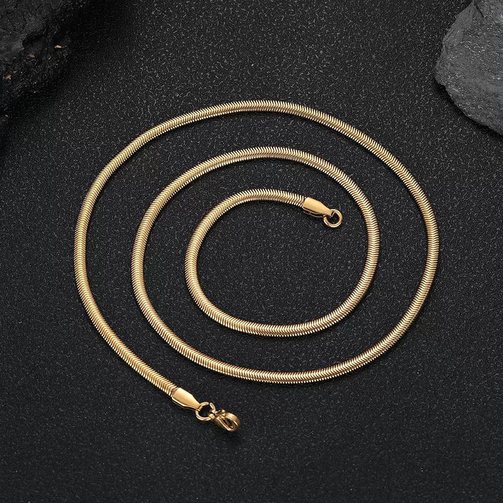 Gold Snake Chain-84 (Golden)
