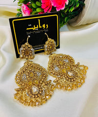 Fancy Earring-427 (Golden)