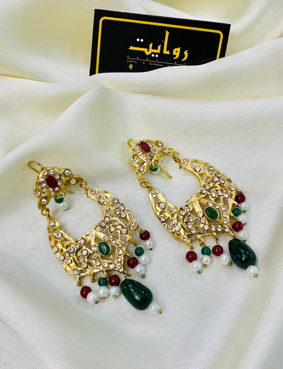 Fancy Earring-437 (Multi)