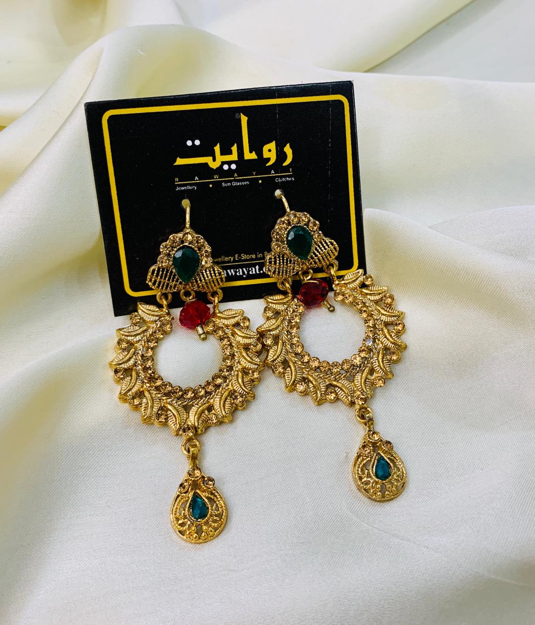Fancy Earring-448 (Multi)