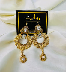 Fancy Earring-448 (White)