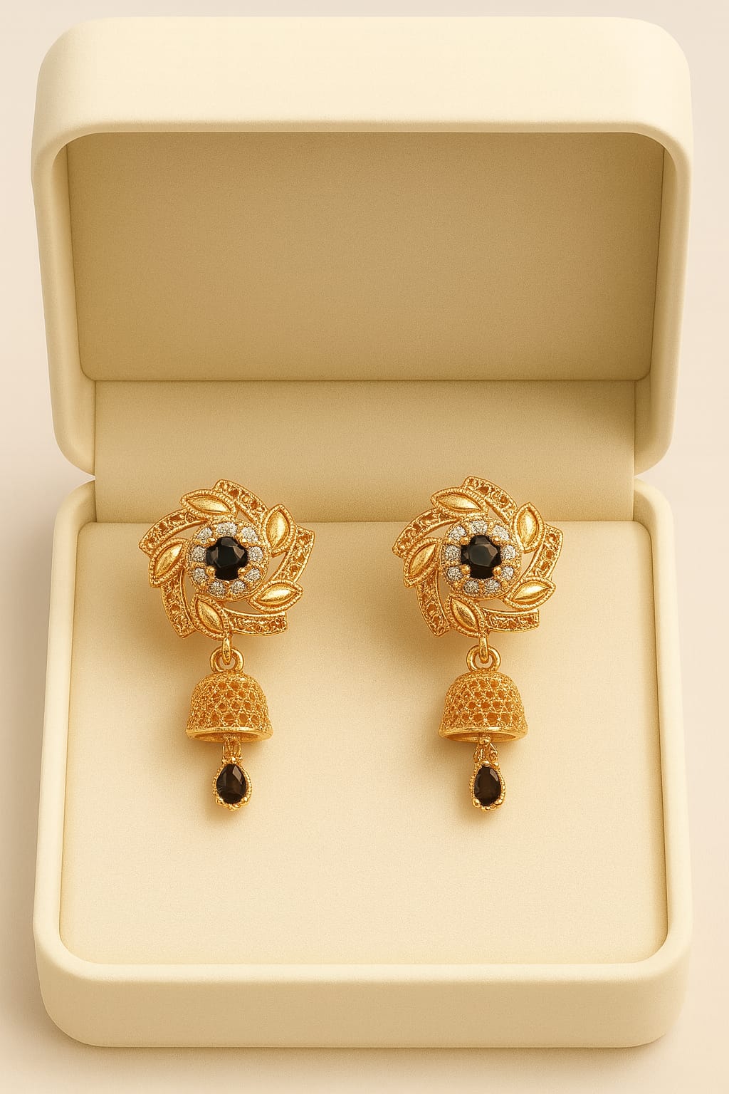 Fancy Jhumka-57 (Black)