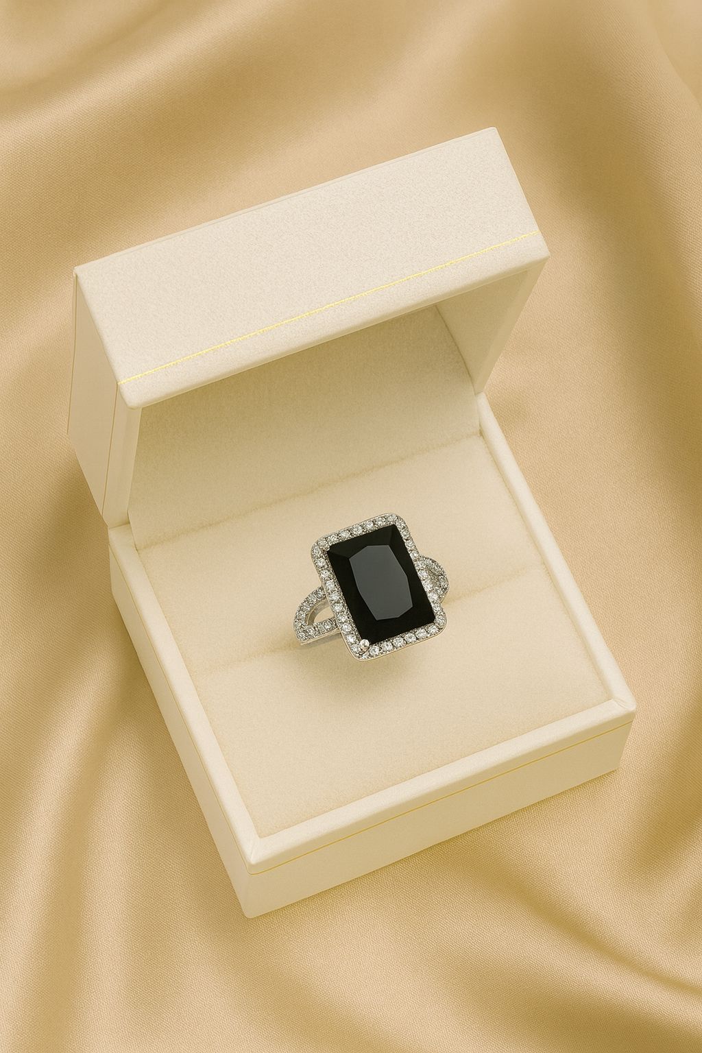 Zircon Ring-173 (Black)