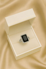 Zircon Ring-173 (Black)