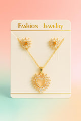 Zircon Locket Set-95 (White)