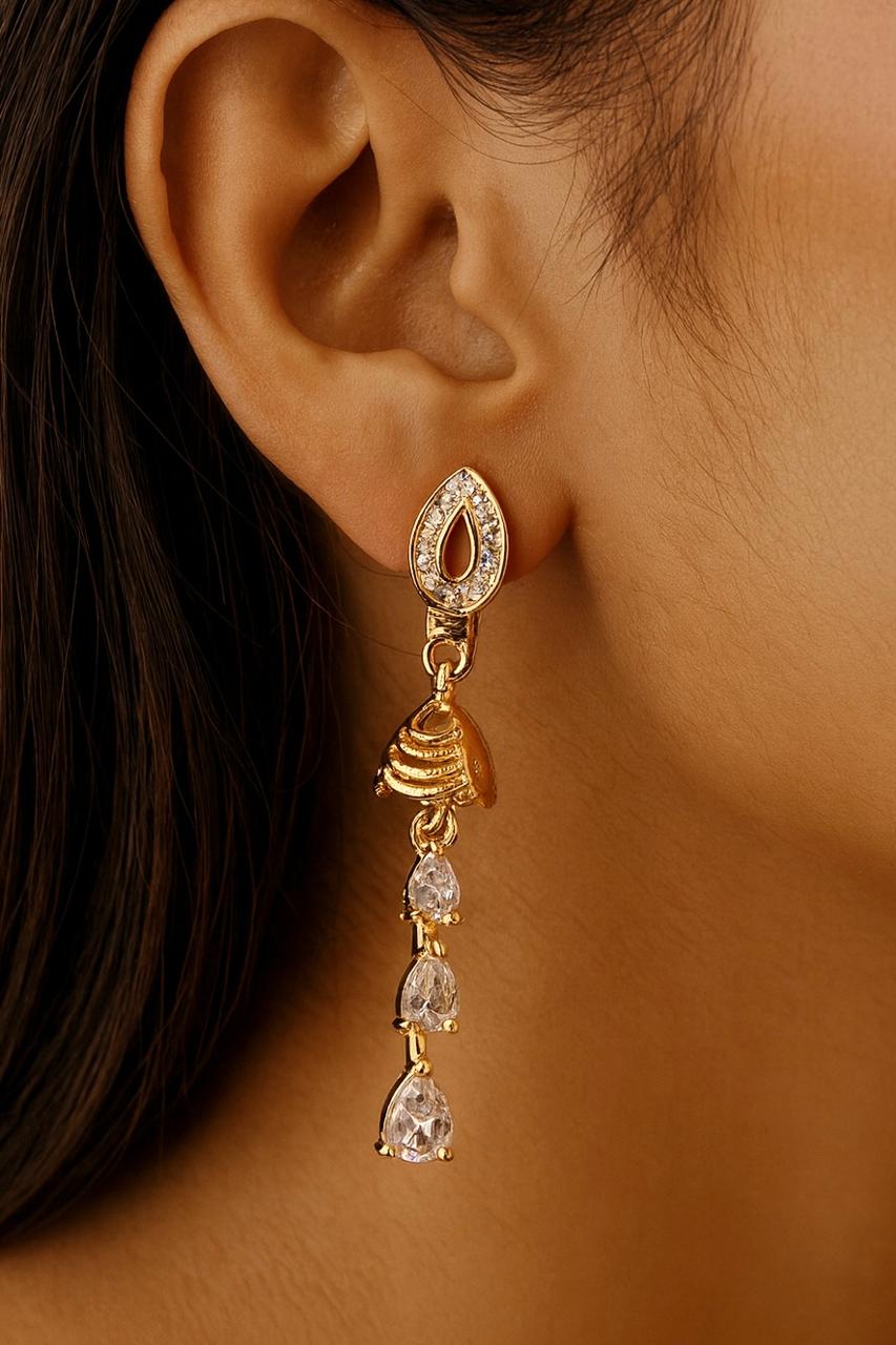 Fancy Jhumka-59 (White)