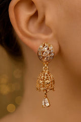 Fancy Jhumka-60 (White)