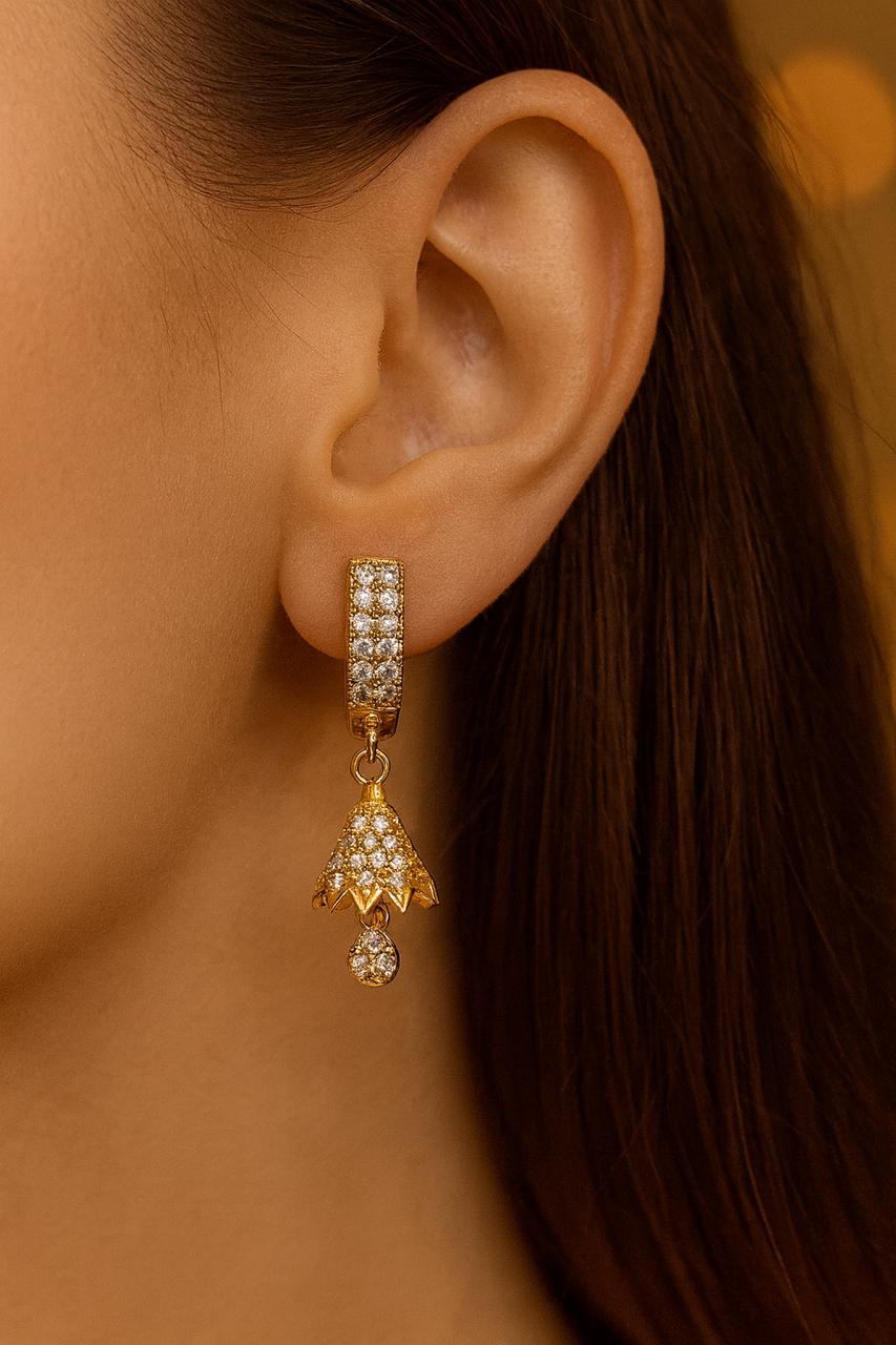 Fancy Jhumka-63 (White)