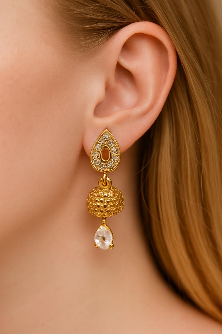 Fancy Jhumka-62 (White)