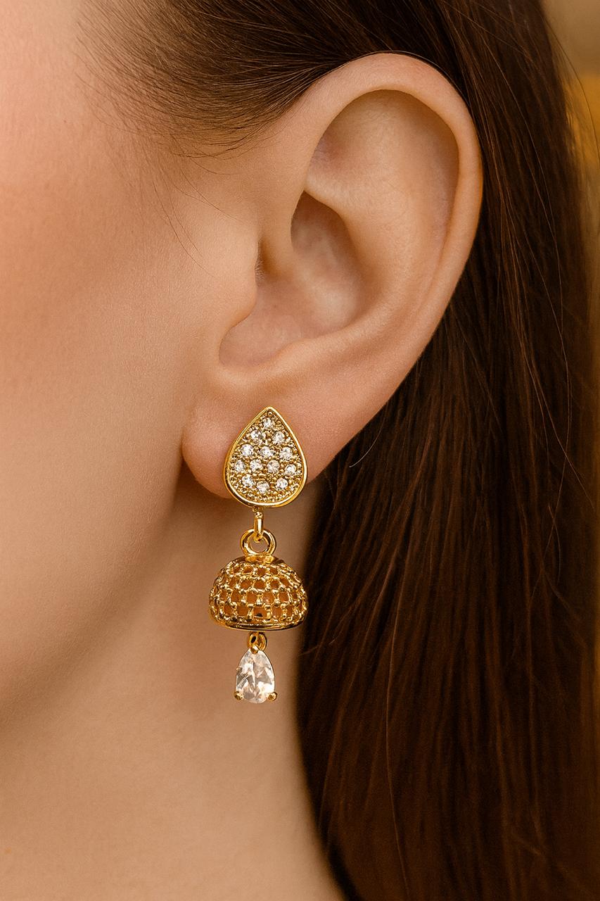 Fancy Jhumka-65 (White)