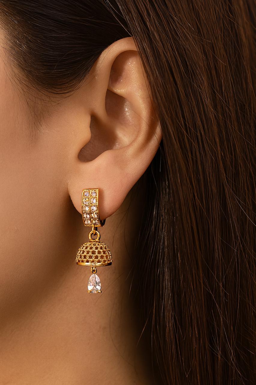Fancy Jhumka-64 (White)