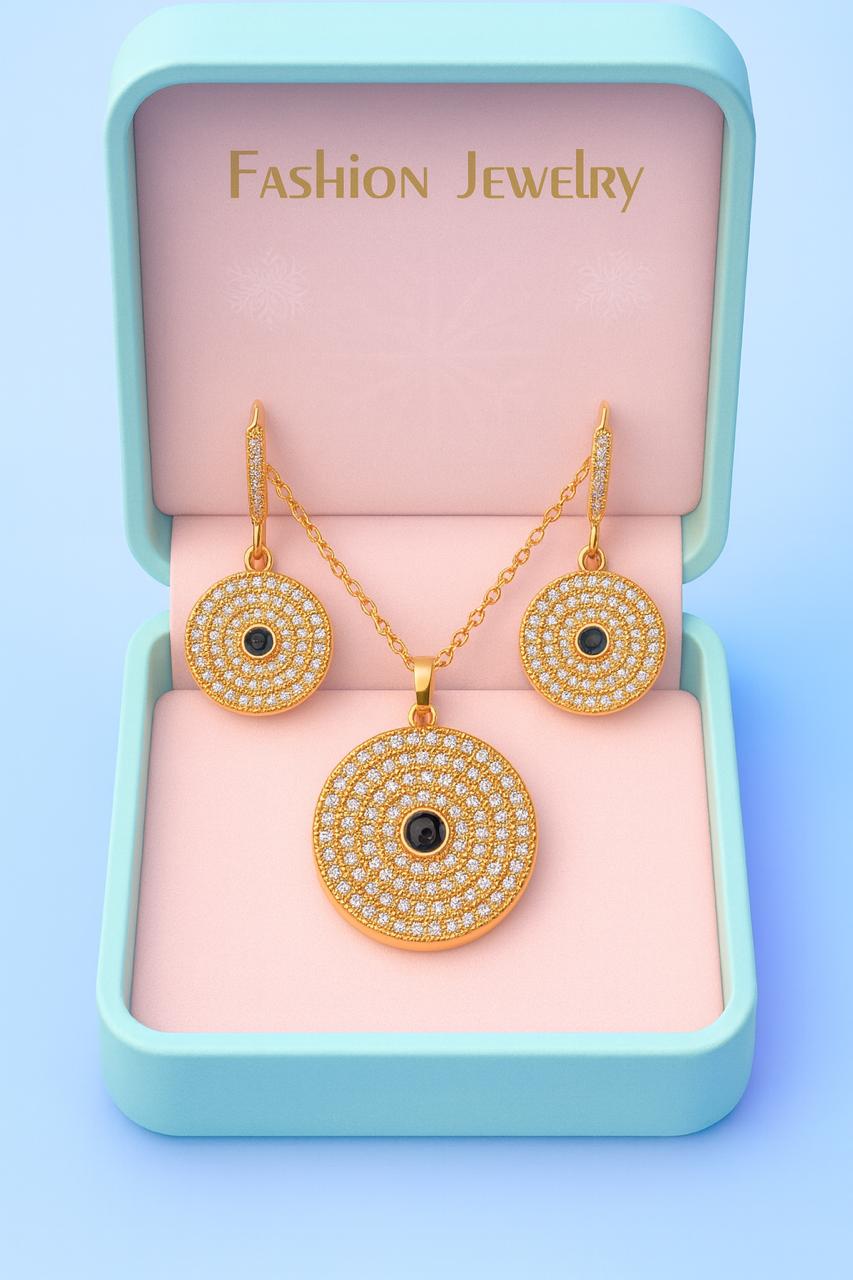 Zircon Locket Set-100 (Black)