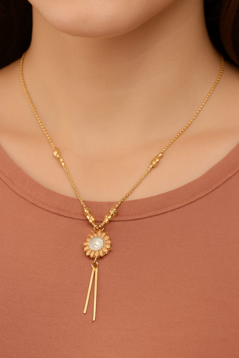 Zircon Pendant-351 (White)