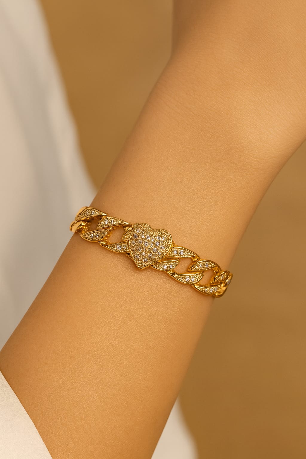 Zircon Bracelet-60 (Golden)