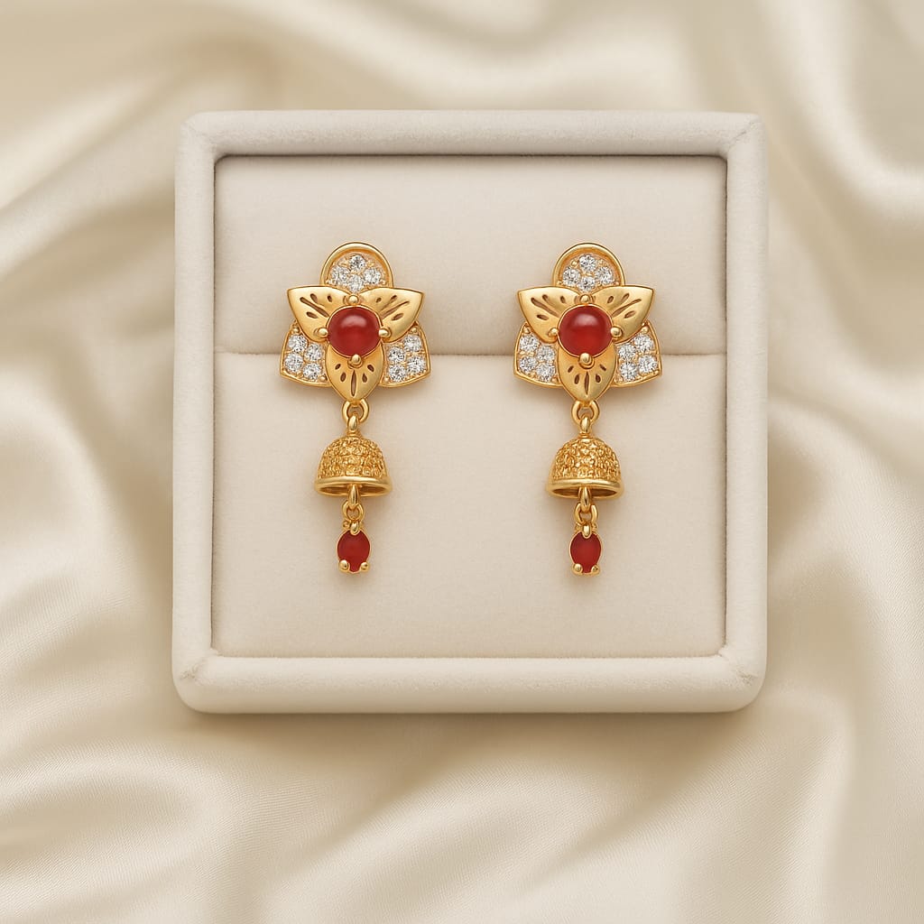 Fancy Jhumka-67 (Maroon)