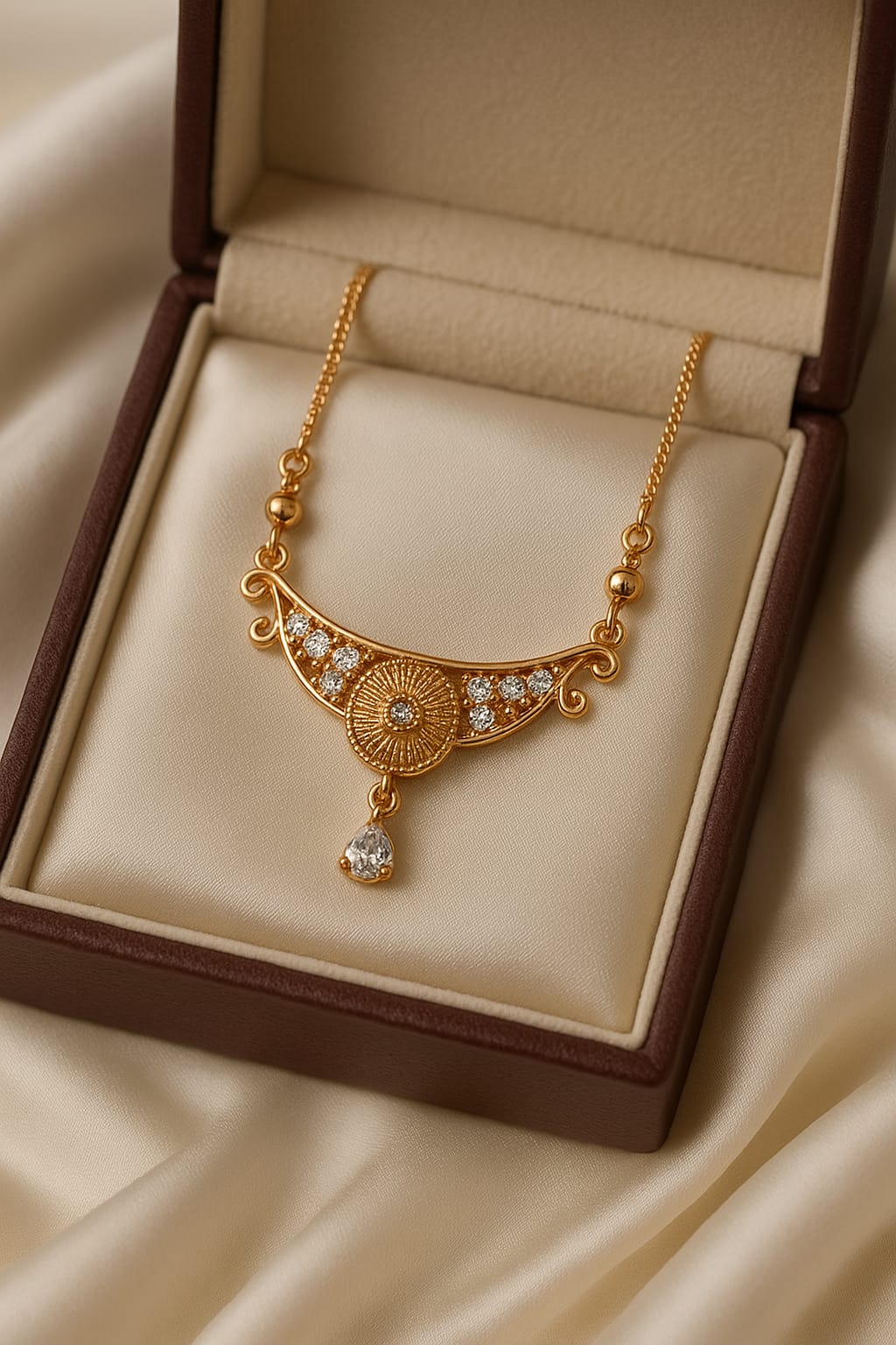 Zircon Pendant-354 (White)