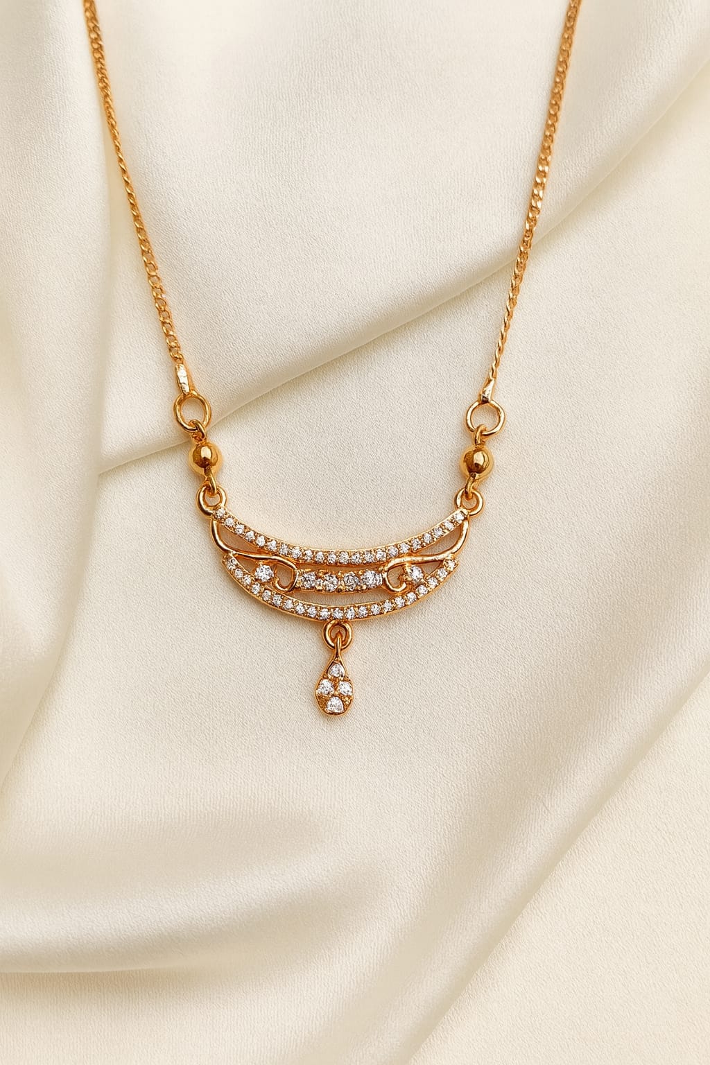 Zircon Pendant-353 (White)