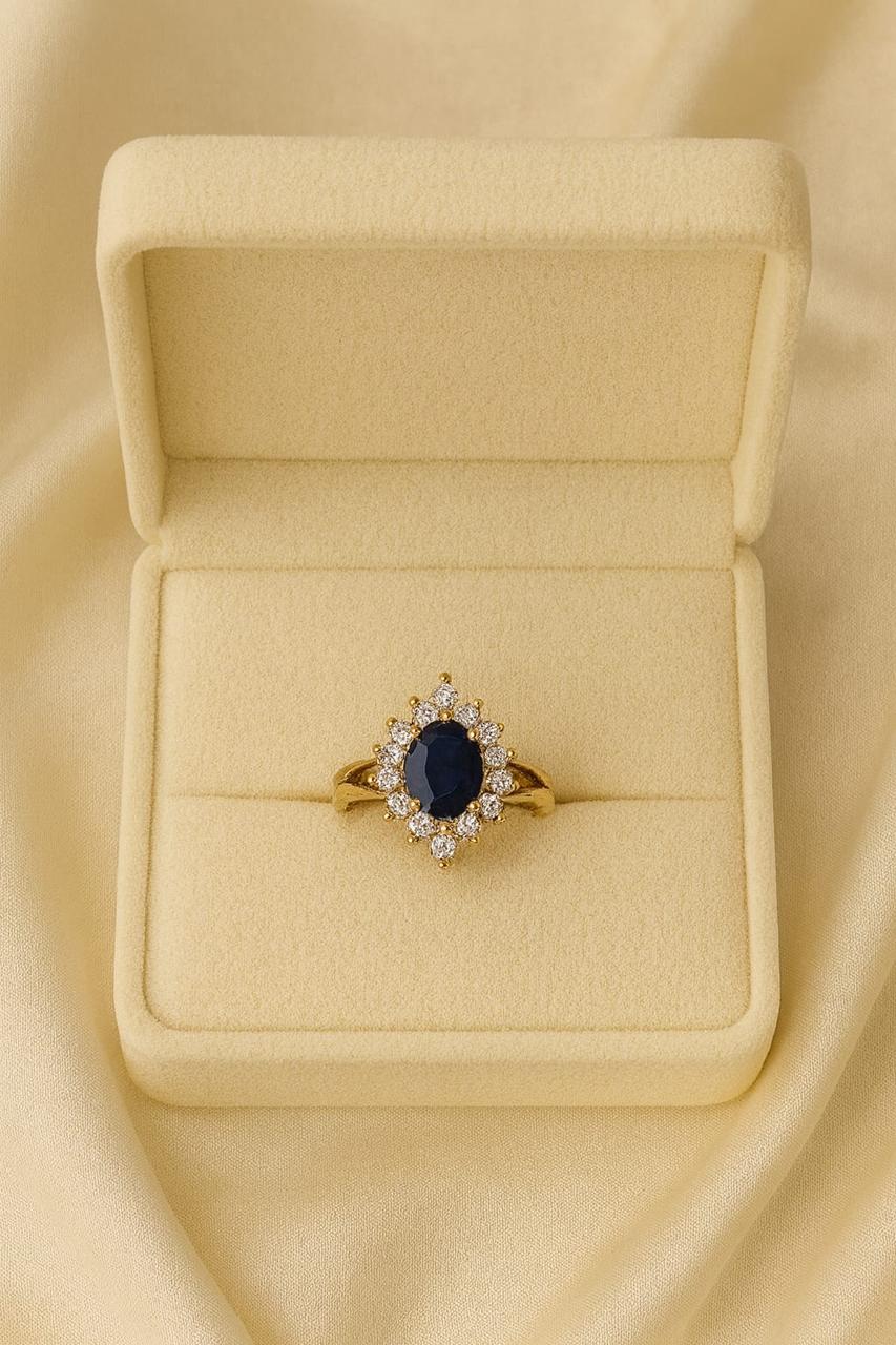 Zircon Ring-166 (Blue)