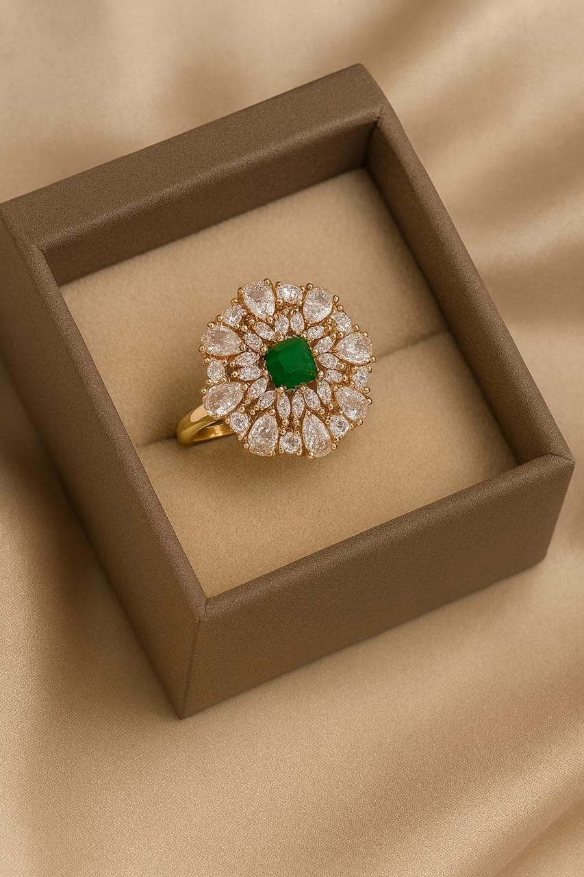 Zircon Ring-154 (Green)
