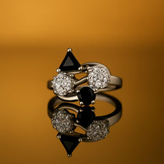 Zircon Ring-158 (Black)