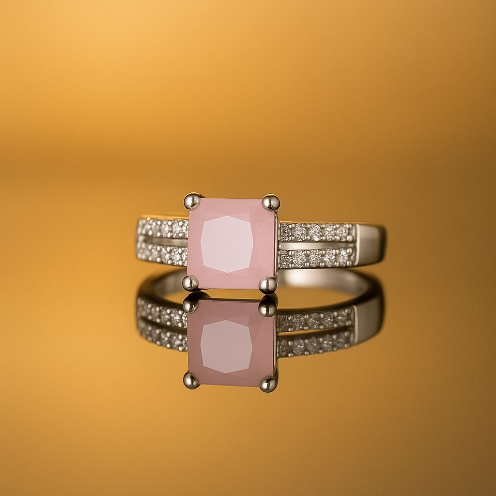 Zircon Ring-159 (Pink)