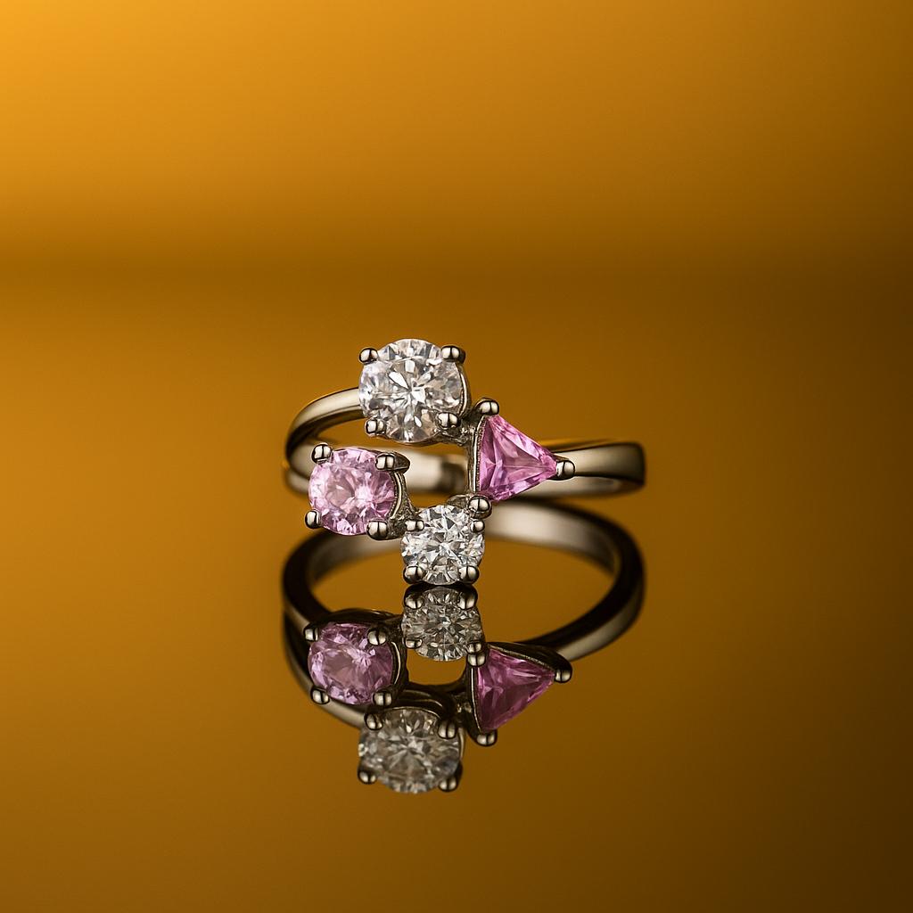 Zircon Ring-158 (Pink)