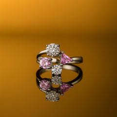 Zircon Ring-158 (Pink)
