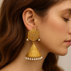 Fancy Jhumka-72 (Pearl)