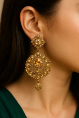Fancy Earring-449 (Golden)