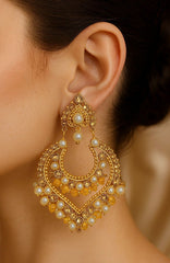 Fancy Earring-450 (White)
