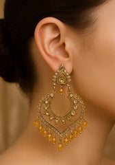 Fancy Earring-463 (Golden)